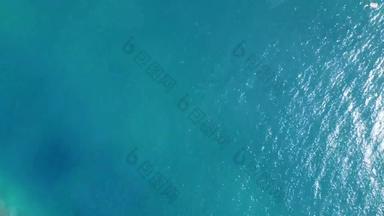 无人机空中风<strong>景田</strong>园环礁湖海滩打破蓝色的海明亮的沙子背<strong>景</strong>